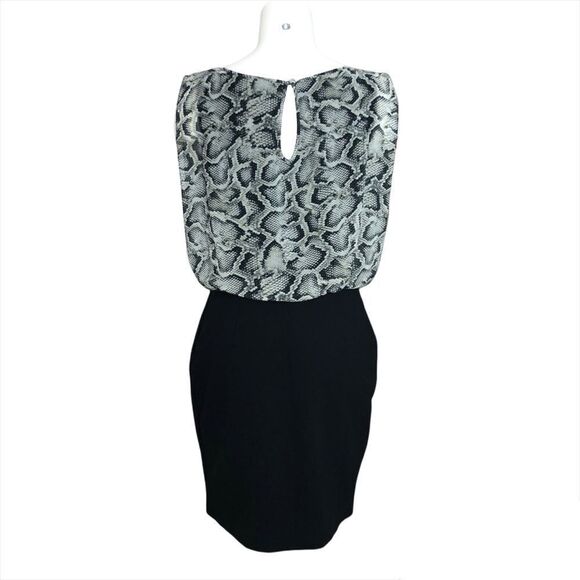 Aidan Mattox Snakeskin Dress Size 6 Cocktail Party - Picture 6 of 7
